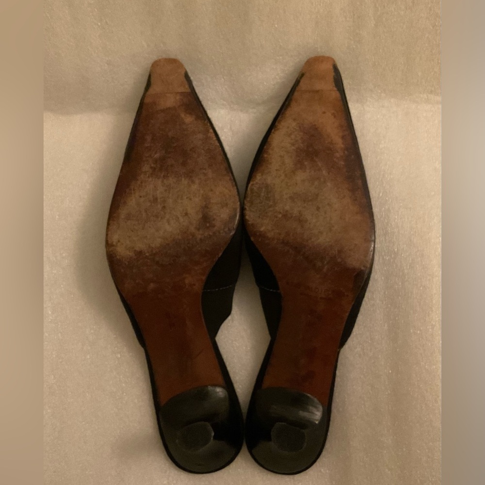 Donald J. Pliner 90’s Black Suede Mules • Made in Spain • Archive Piece • 8.5M - Picture 8 of 10